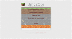 Desktop Screenshot of jmc2obj.net